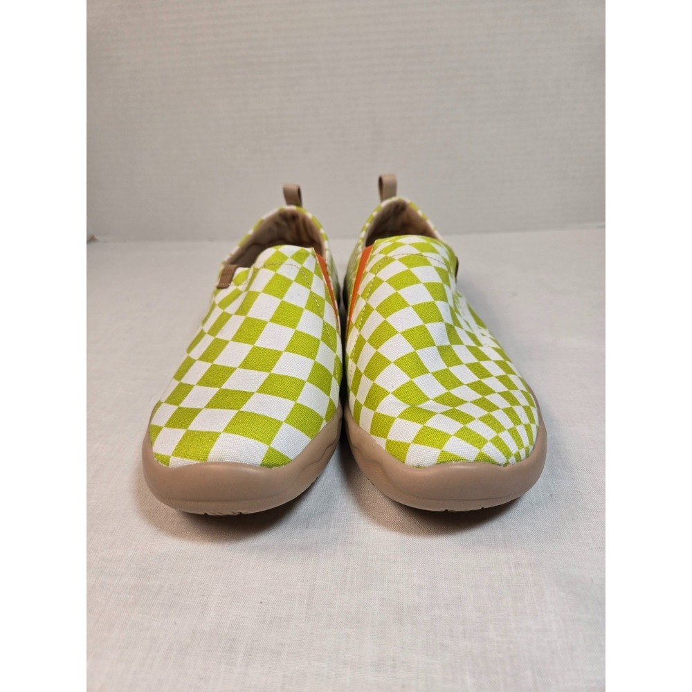 UIN Slip On Shoes Women 7 "Paradox" Canvas Comfortable Slip-ons Spain Toledo - Picture 2 of 9